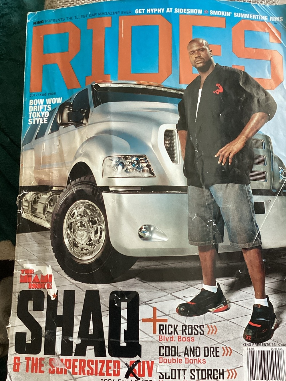 Rides Magazine July/Aug 2006 Featuring Shaq